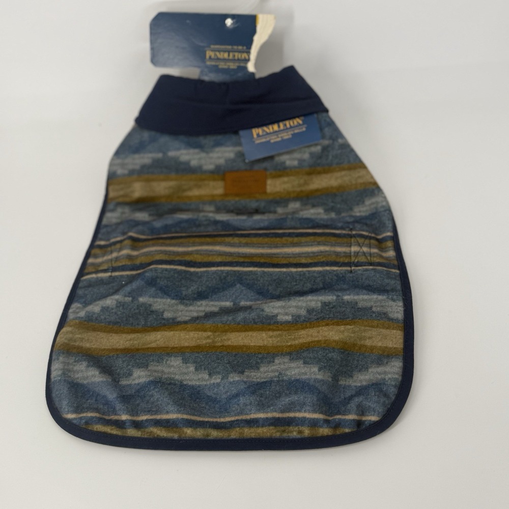Pendleton Pet‎ Coat Medium Blue Aztec Southwestern Dog Jacket NWT